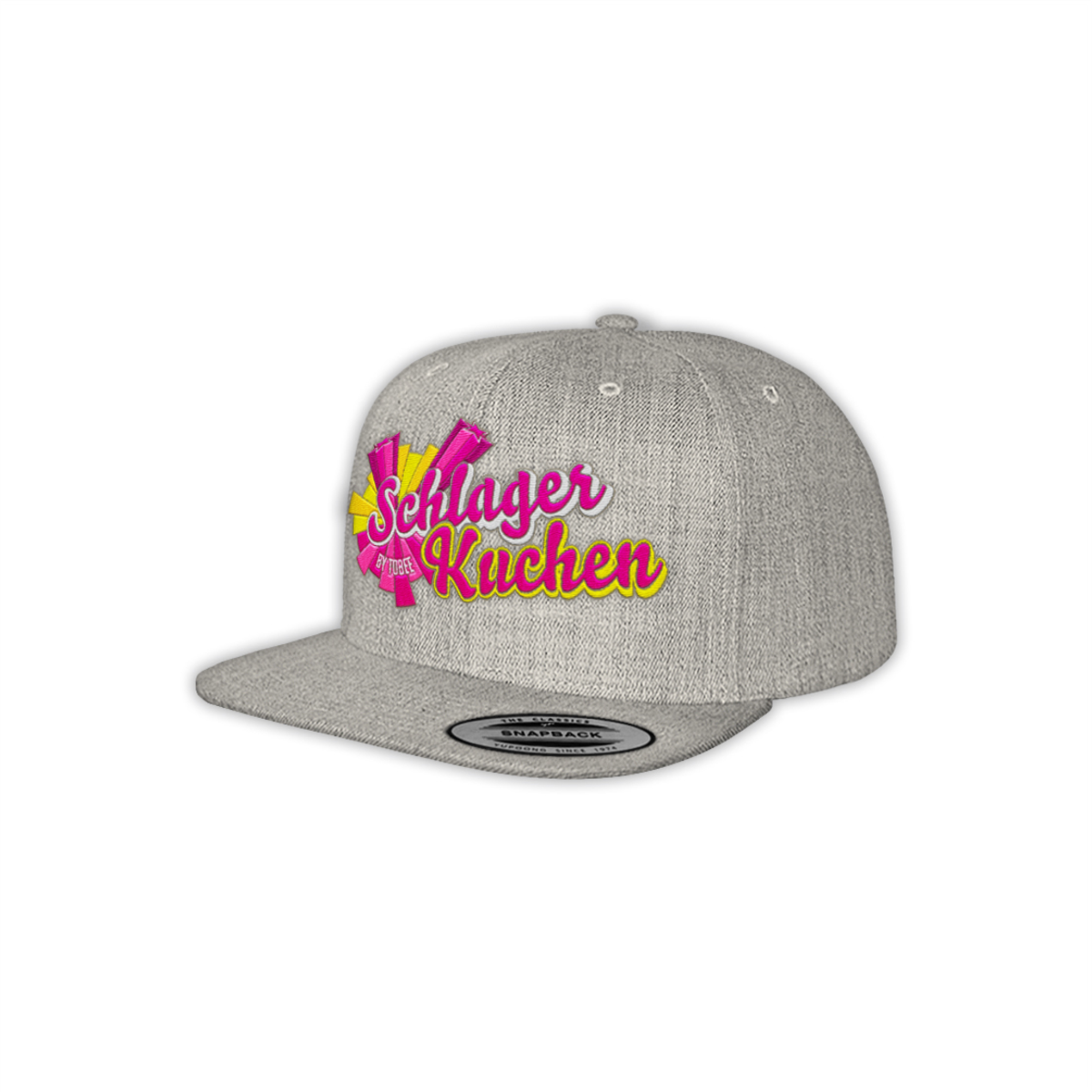 Cap "SCHLAGERKUCHEN" grau, bestickt