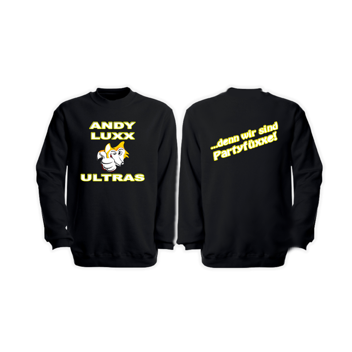 Sweat-Shirt „ANDY LUXX ULTRAS” schwarz