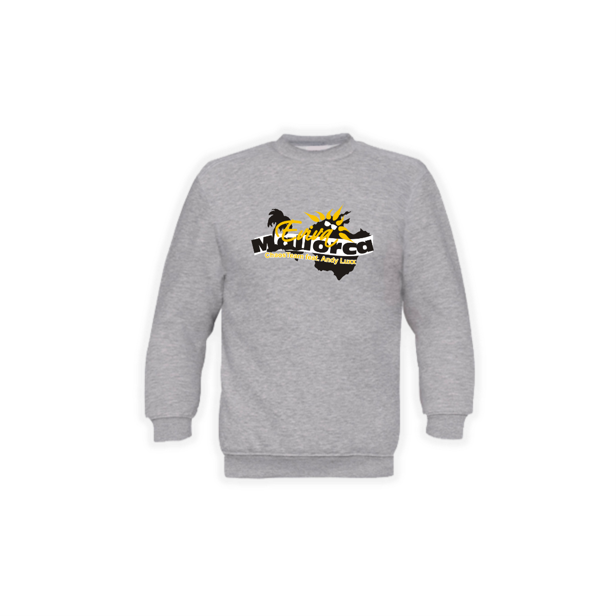 Sweat-Shirt "EVIVA MALLORCA" grau