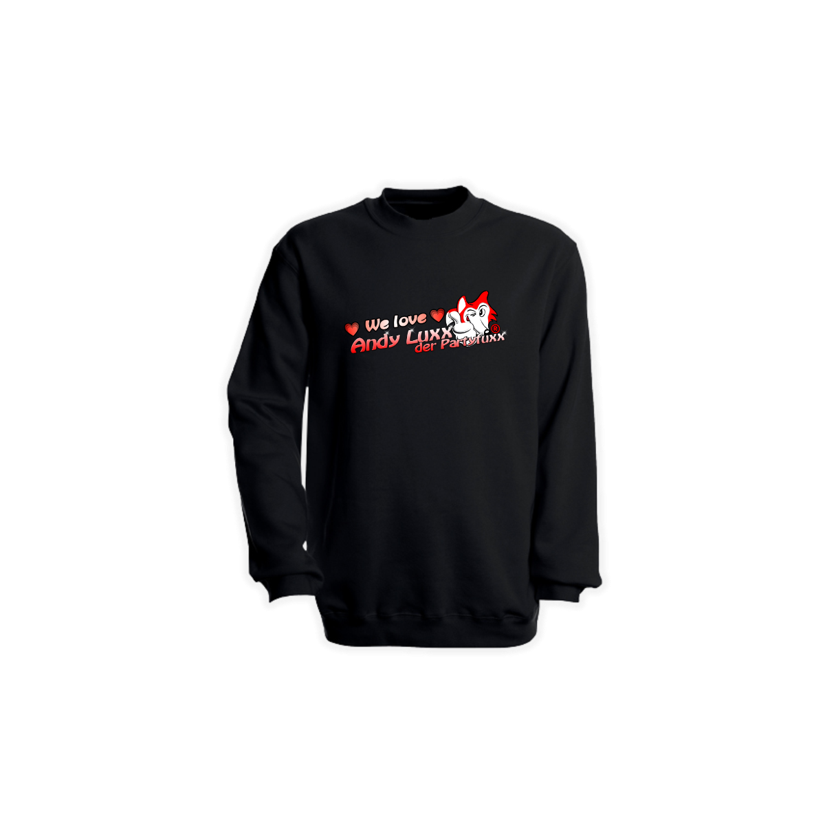 Sweat-Shirt „FICKT EUCH ALLE!” schwarz