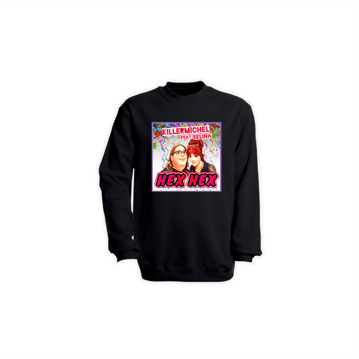Sweat-Shirt "HEX HEX feat. Selina" schwarz