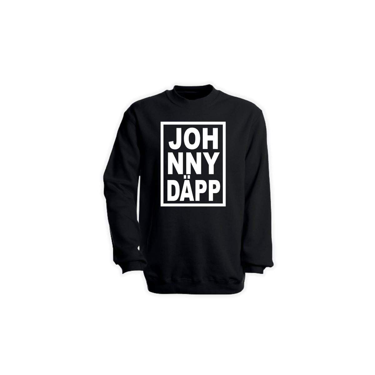 Sweat-Shirt „JOH NNY DÄPP” schwarz