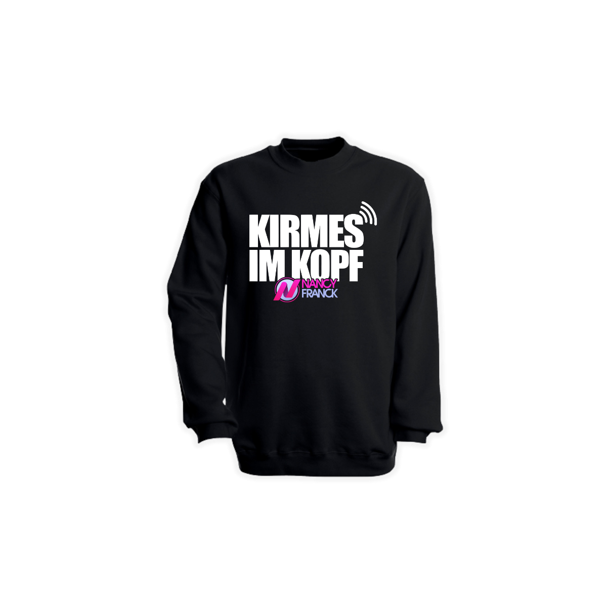 Sweat-Shirt "KIRMES IM KOPF" schwarz