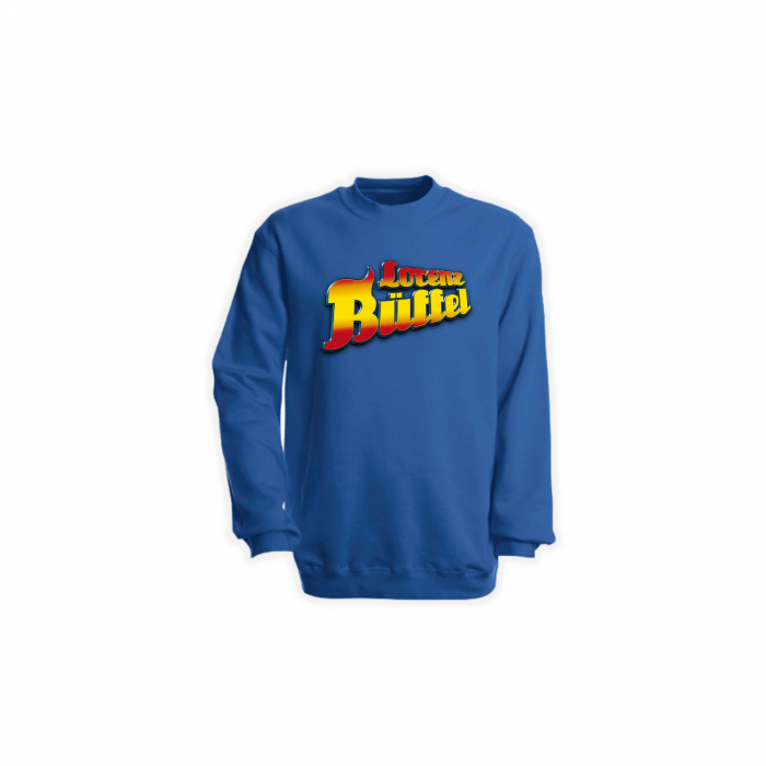 Sweat-Shirt "LORENZ BÜFFEL Logo" blau