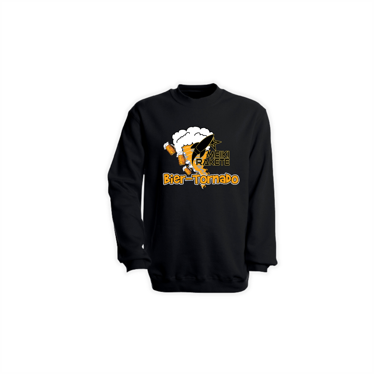 Sweat-Shirt "BIER-TORNADO" schwarz