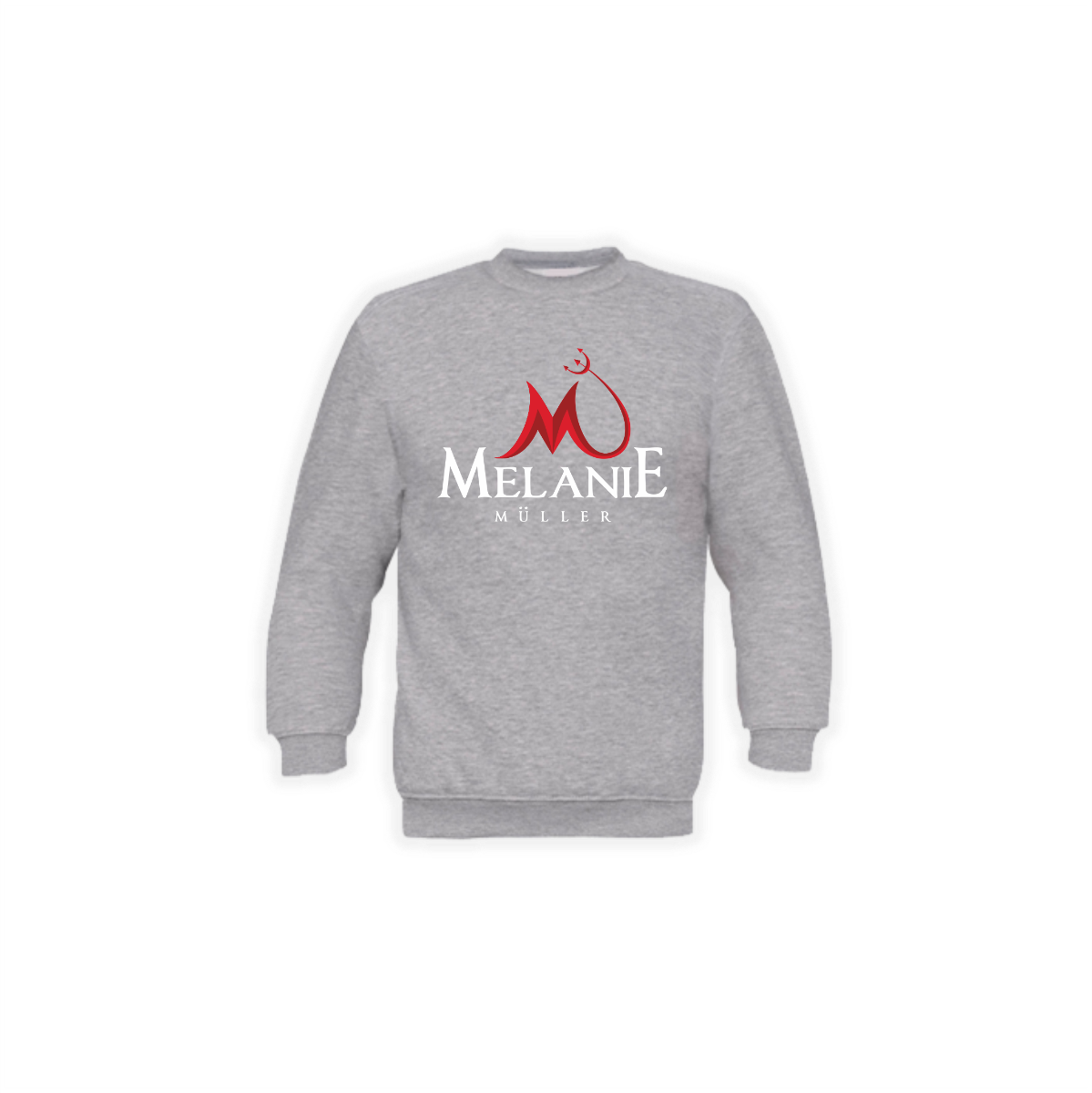 Sweat-Shirt "MELANIE MÜLLER Logo" grau