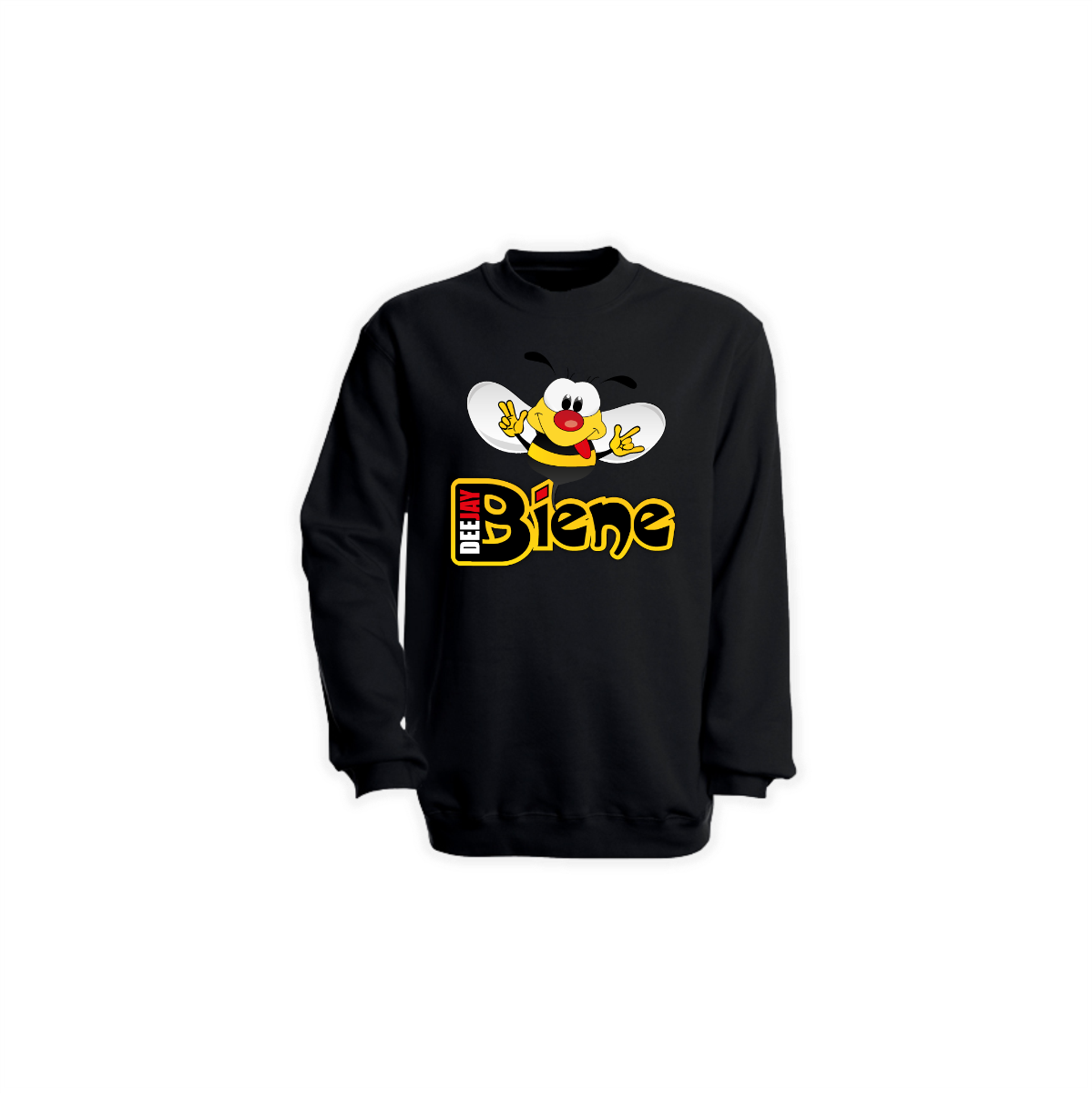 Sweat-Shirt "DEEJAY BIENE Logo" schwarz