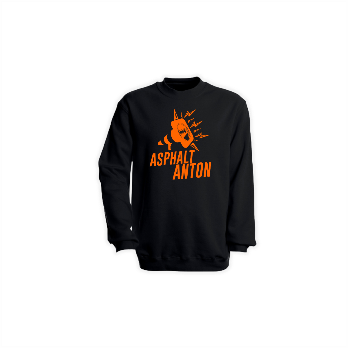 Sweat-Shirt "ASPHHALT ANTON Logo" schwarz