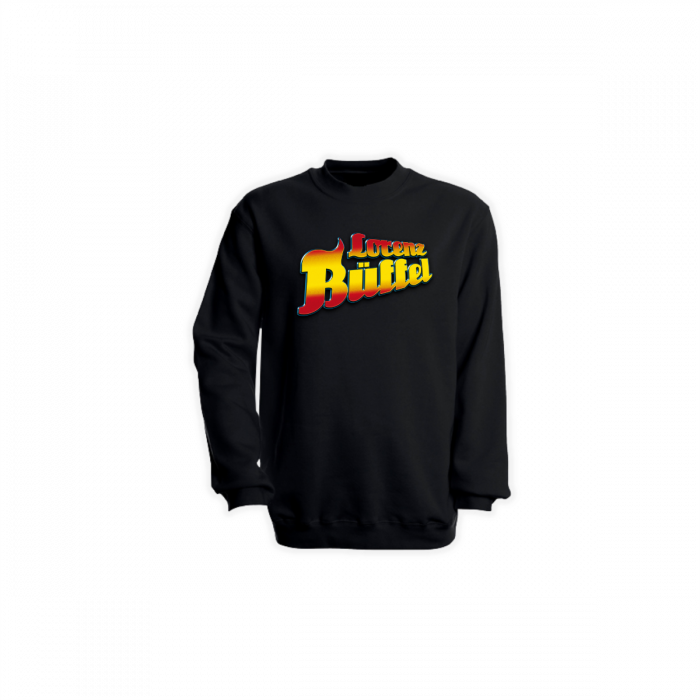 Sweat-Shirt "LORENZ BÜFFEL Logo" schwarz