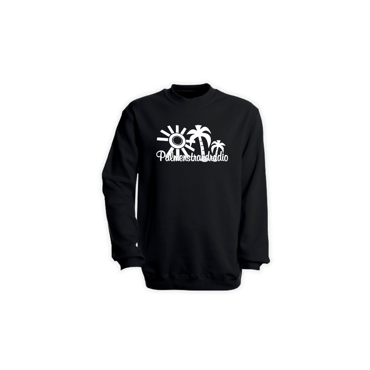 Sweat-Shirt "PALMENSTRANDRADIO" schwarz