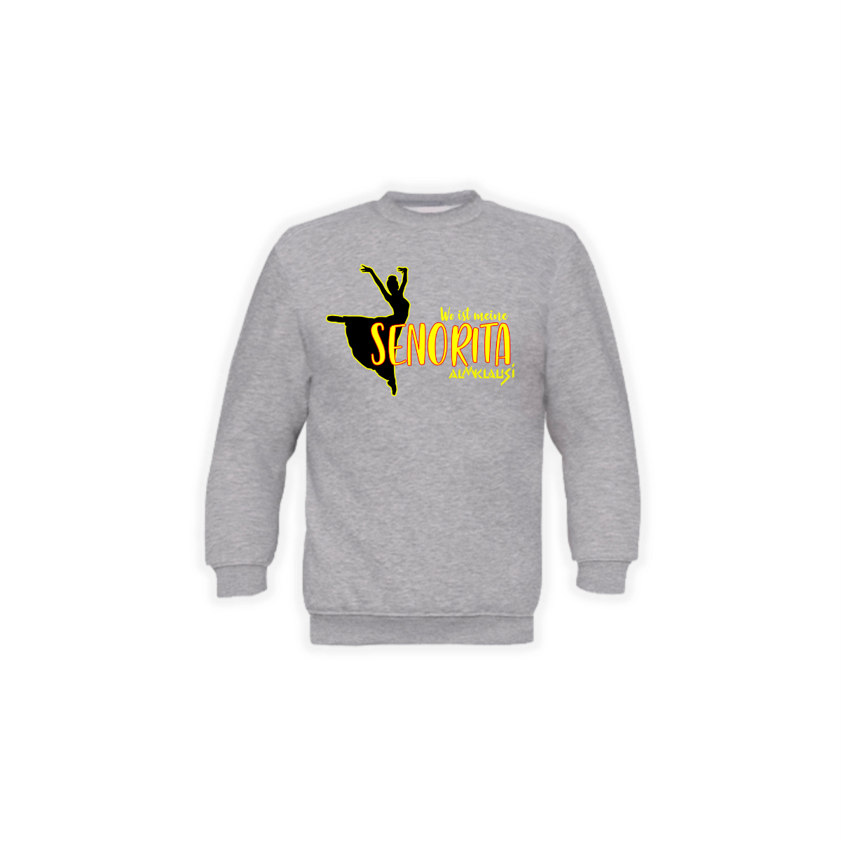 Sweat-Shirt "SEÑORITA" grau