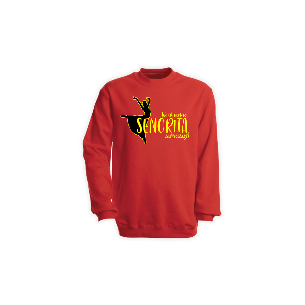 Sweat-Shirt "SEÑORITA" rot