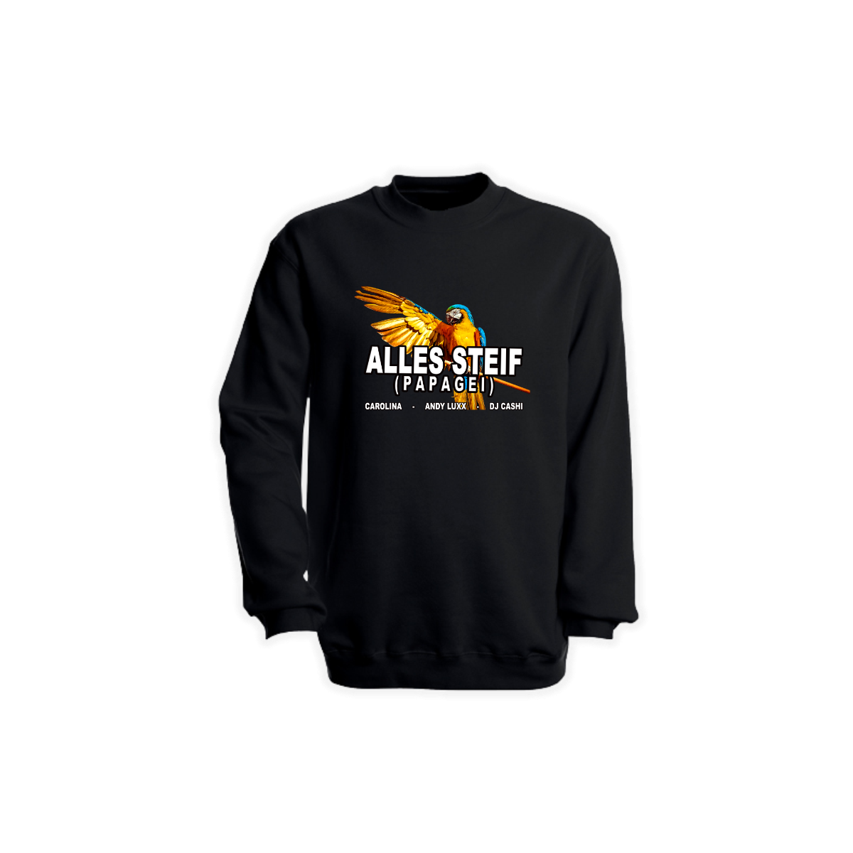 Sweat-Shirt "ALLES STEIF" schwarz