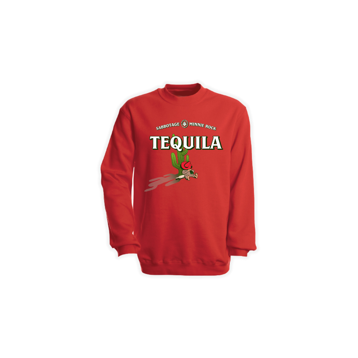 Sweat-Shirt "TEQUILA" rot