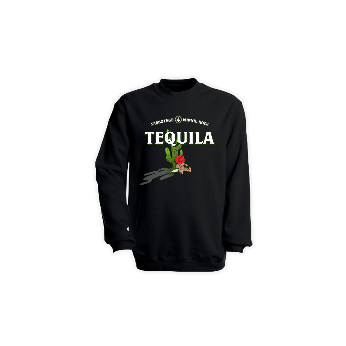 Sweat-Shirt "TEQUILA" schwarz