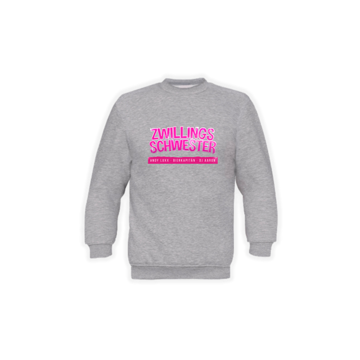 Sweat-Shirt "ZWILLINGSSCHWESTER" grau