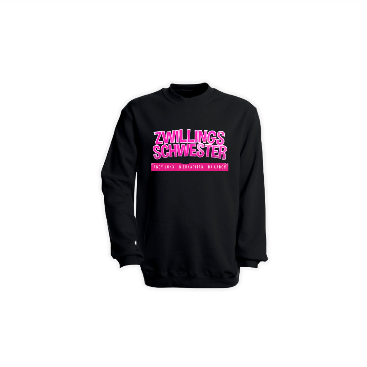 Sweat-Shirt "ZWILLINGSSCHWESTER" schwarz