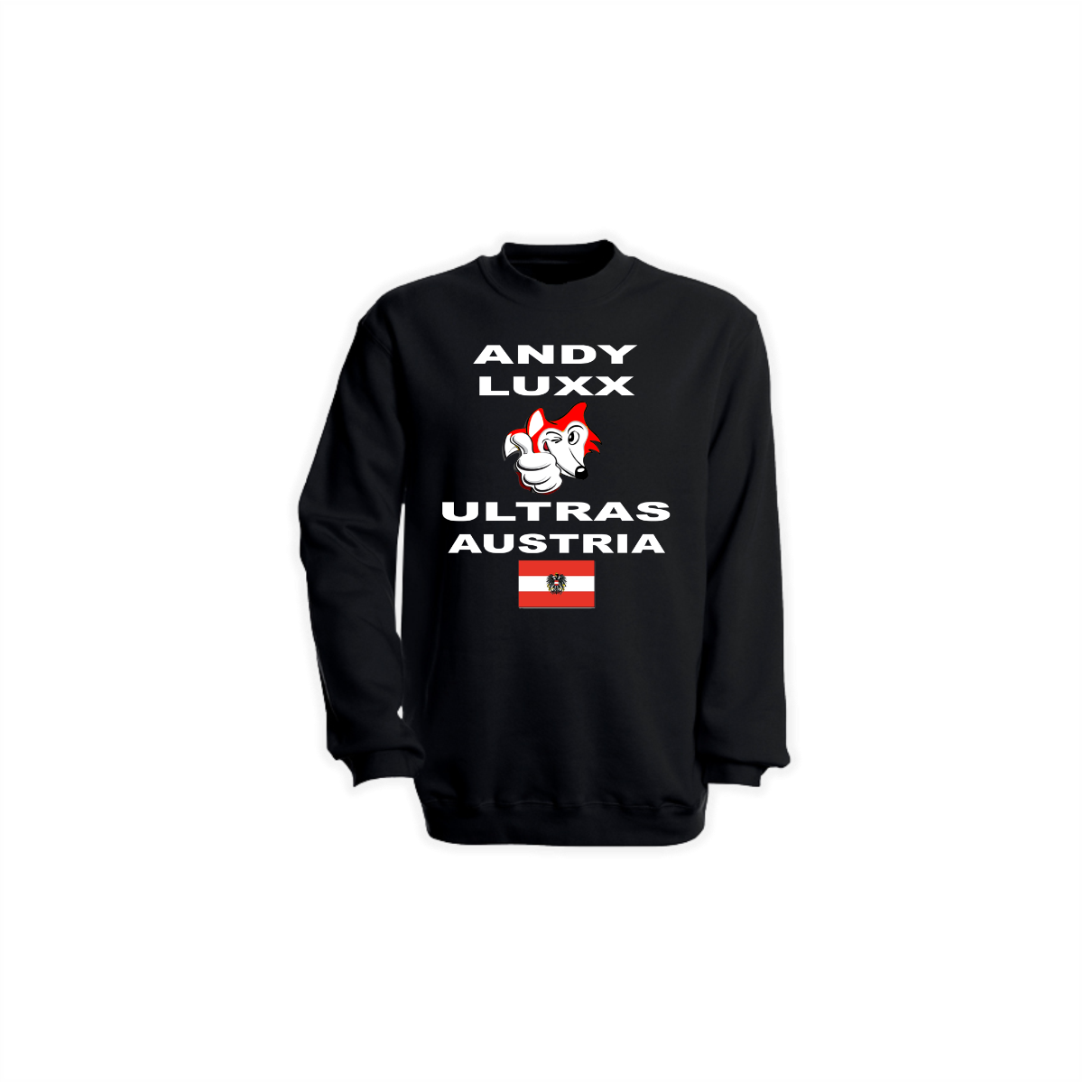 Sweat-Shirt „ANDY LUXX ULTRAS AUSTRIA” schwarz