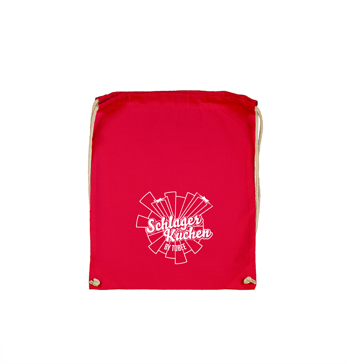 Stoffbeutel "SCHLAGERKUCHEN" rot
