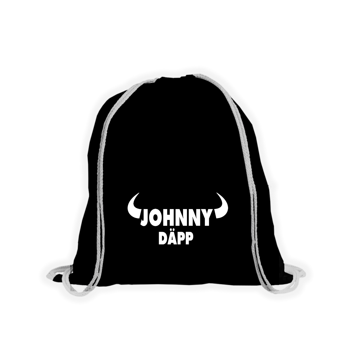 Stoffbeutel „JOHNNY DÄPP” schwarz