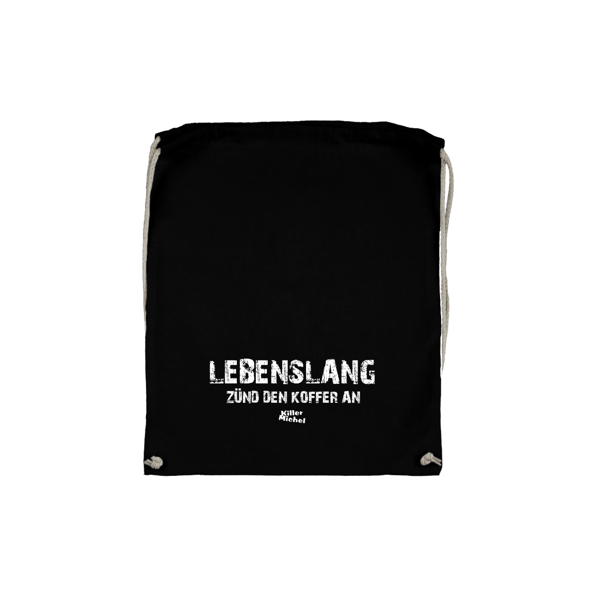 Stoffbeutel "LEBENSLANG" schwarz