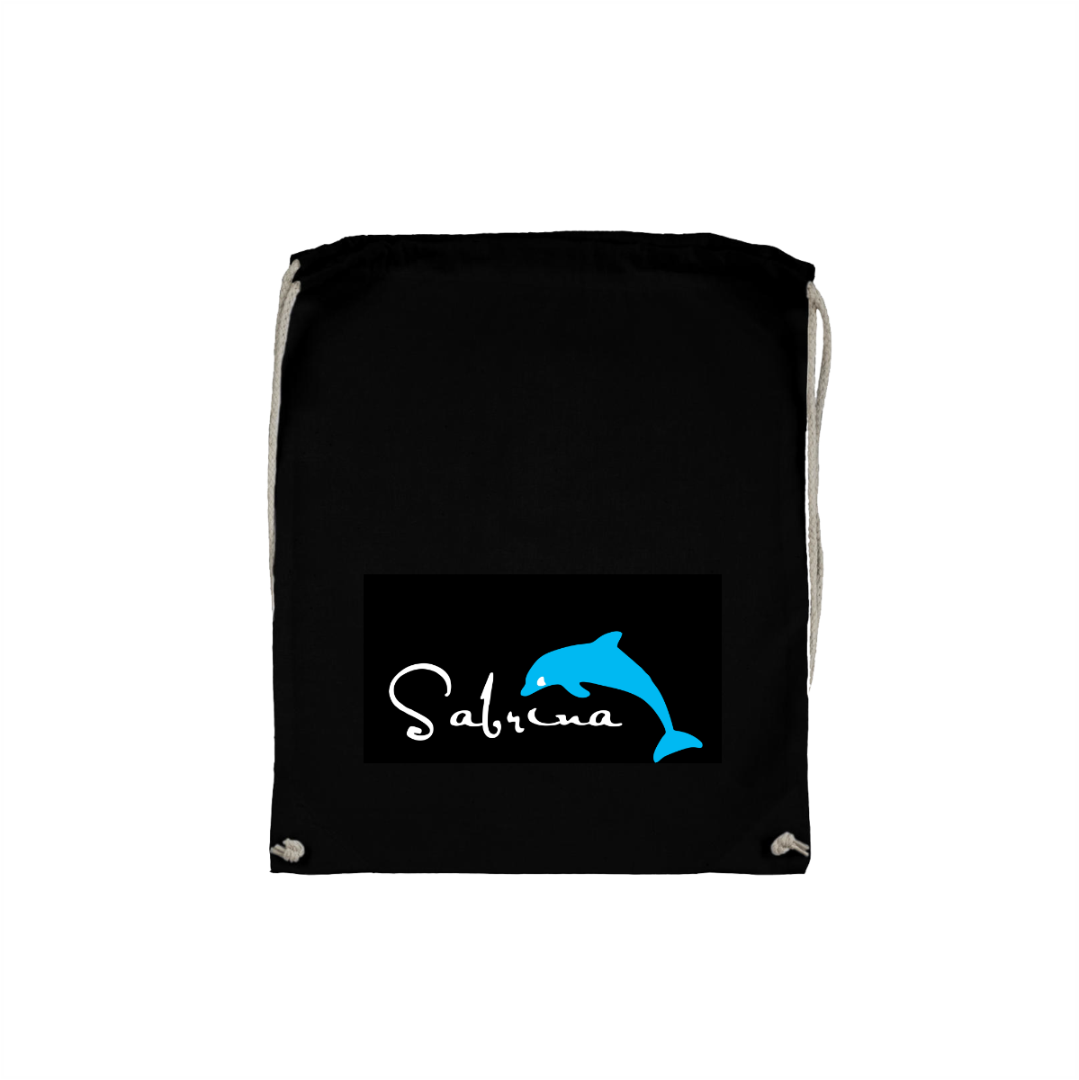 Stoffbeutel "SABRINA Logo" schwarz