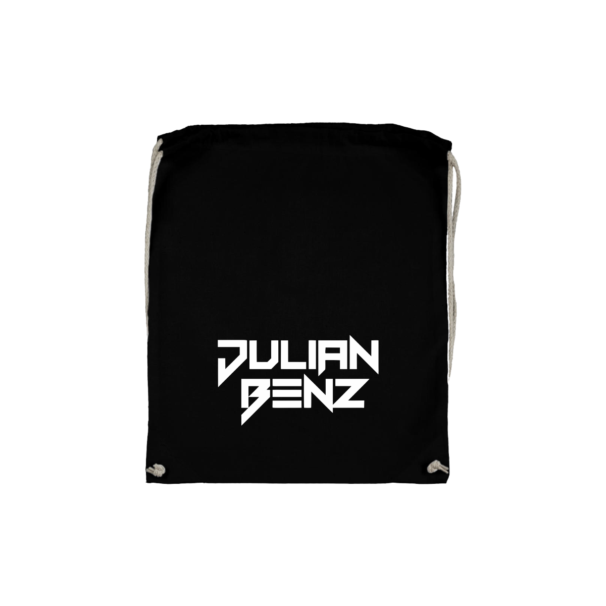 Stoffbeutel "JULIAN BENZ Logo" schwarz