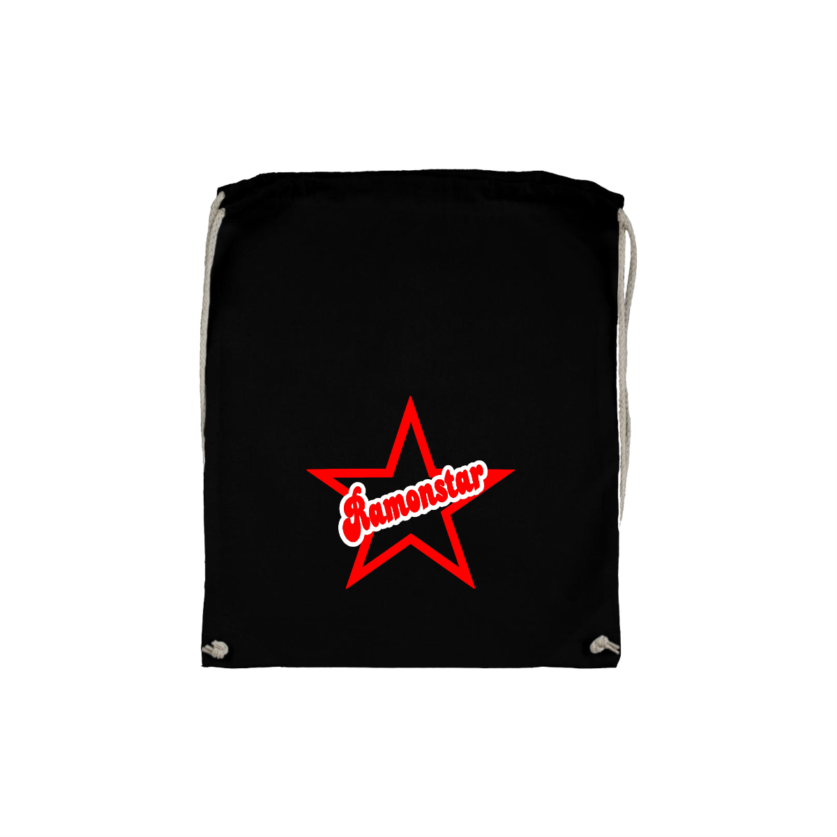 Stoffbeutel "RAMONSTAR Logo" schwarz