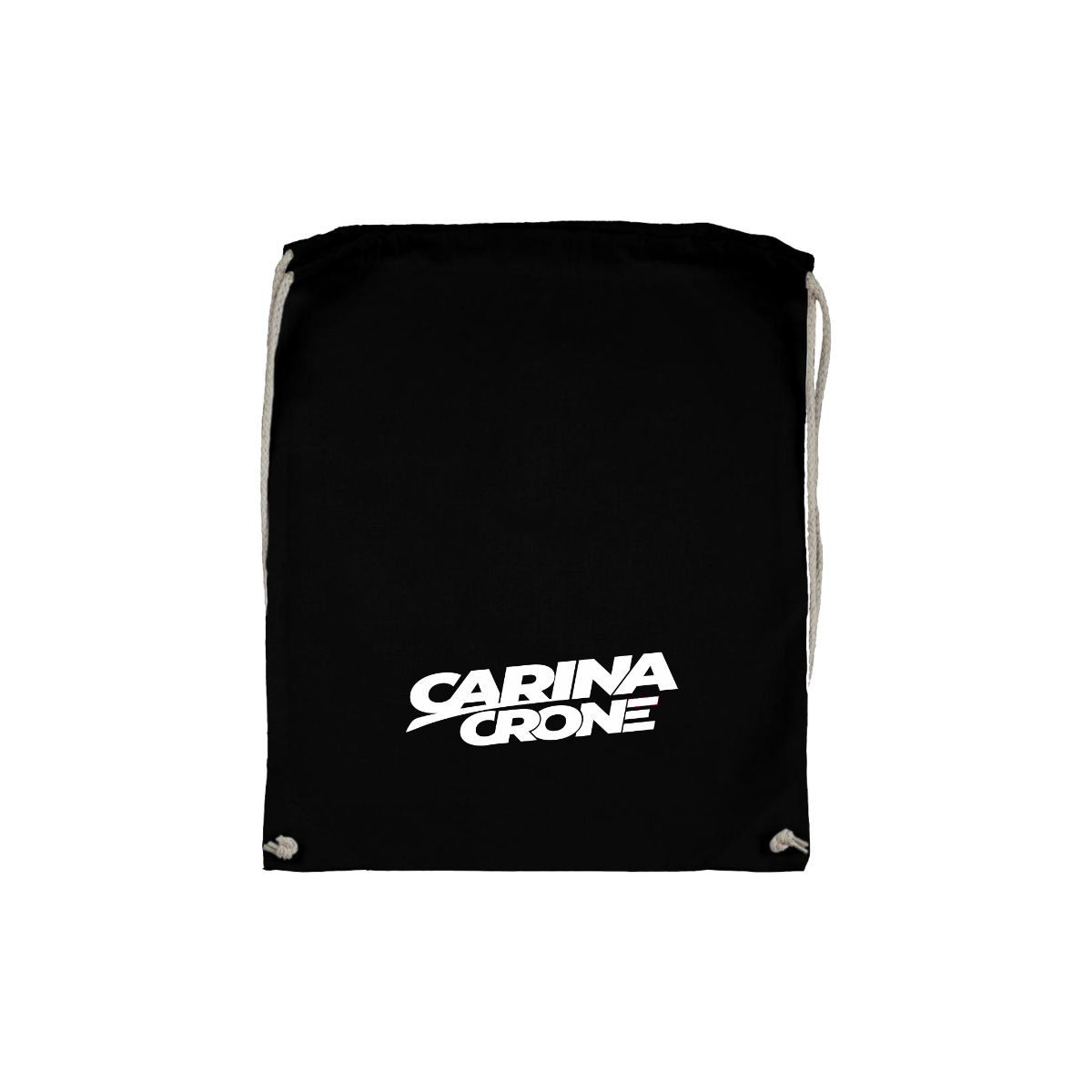 Stoffbeutel "CARINA CRONE Logo" schwarz