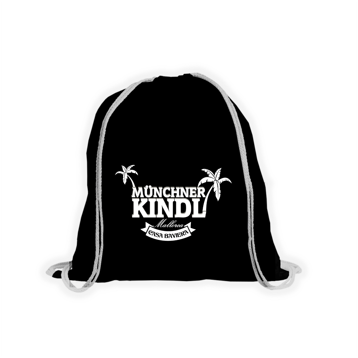 Stoffbeutel "MÜNCHNER KINDL Logo" schwarz