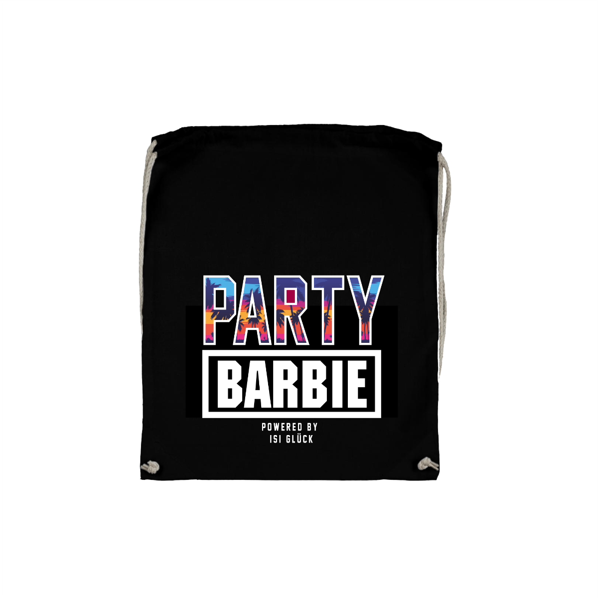Stoffbeutel "PARTYBARBIE" schwarz
