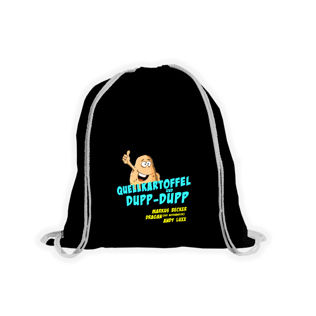 Stoffbeutel "QUELLKARTOFFEL" schwarz