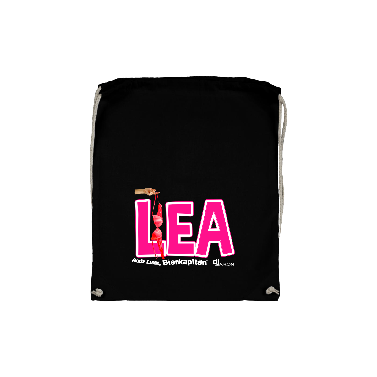 Stoffbeutel "LEA" schwarz