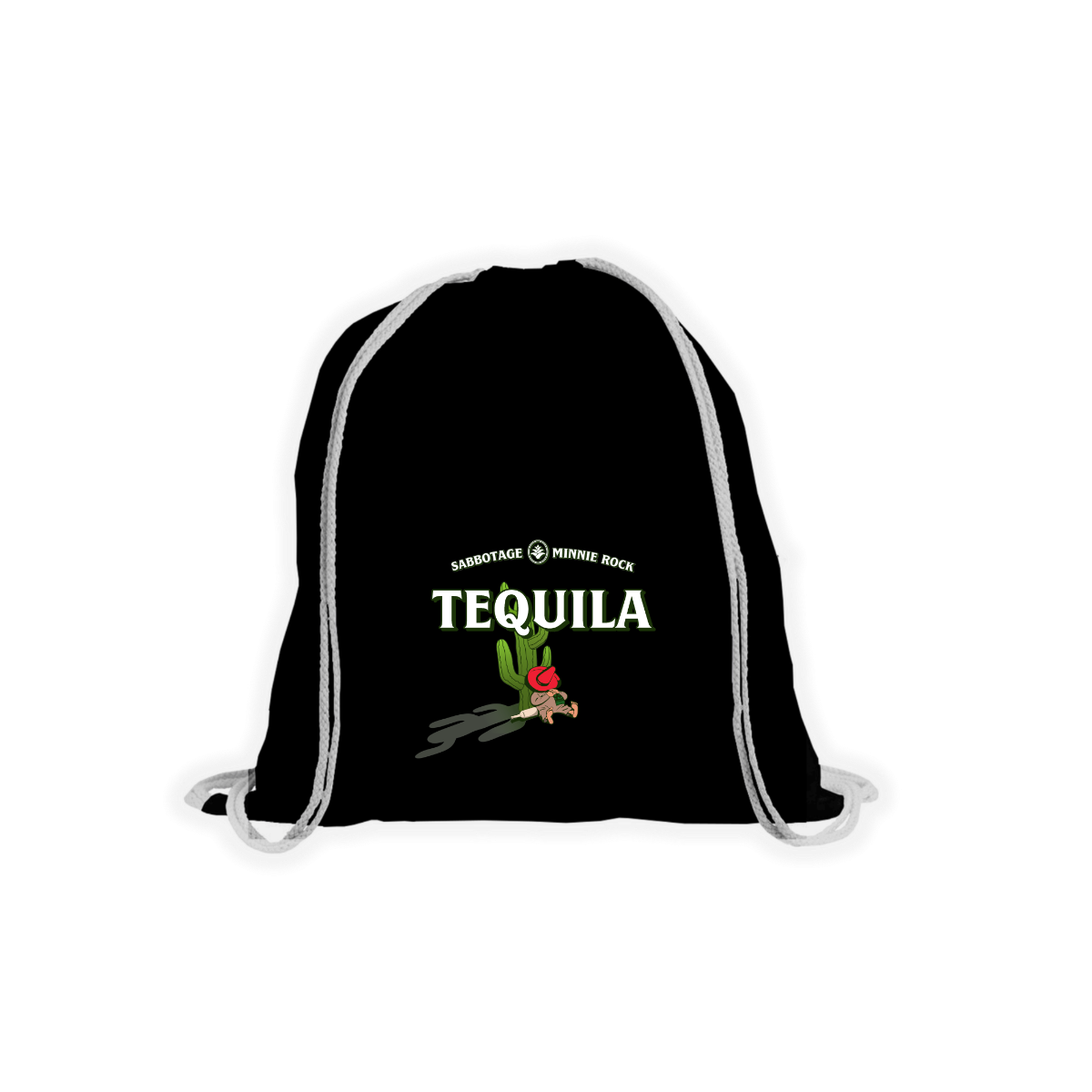 Stoffbeutel "TEQUILA" schwarz