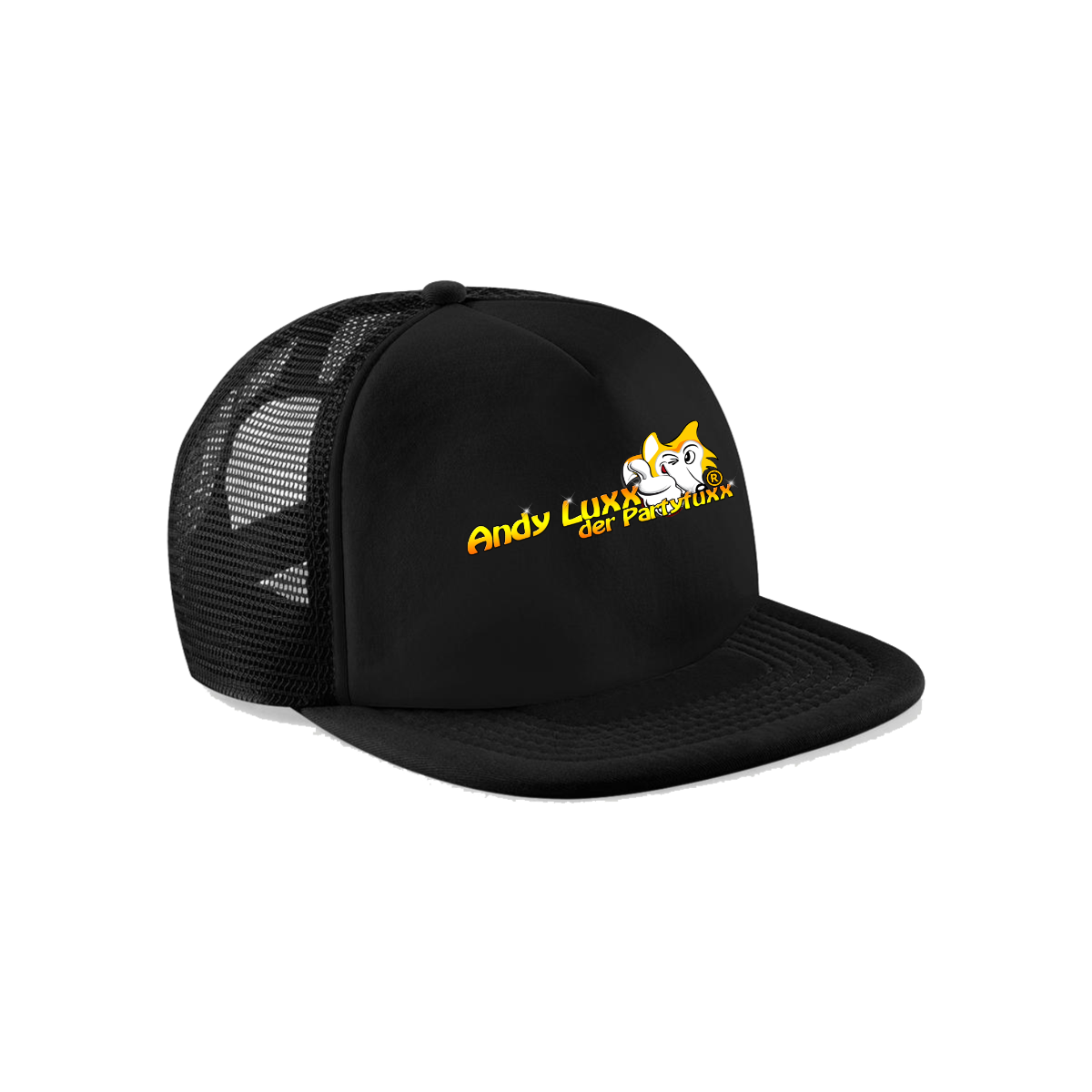 Cap "ANDY LUXX DER PARTYFUXX Logo" gelb, schwarz