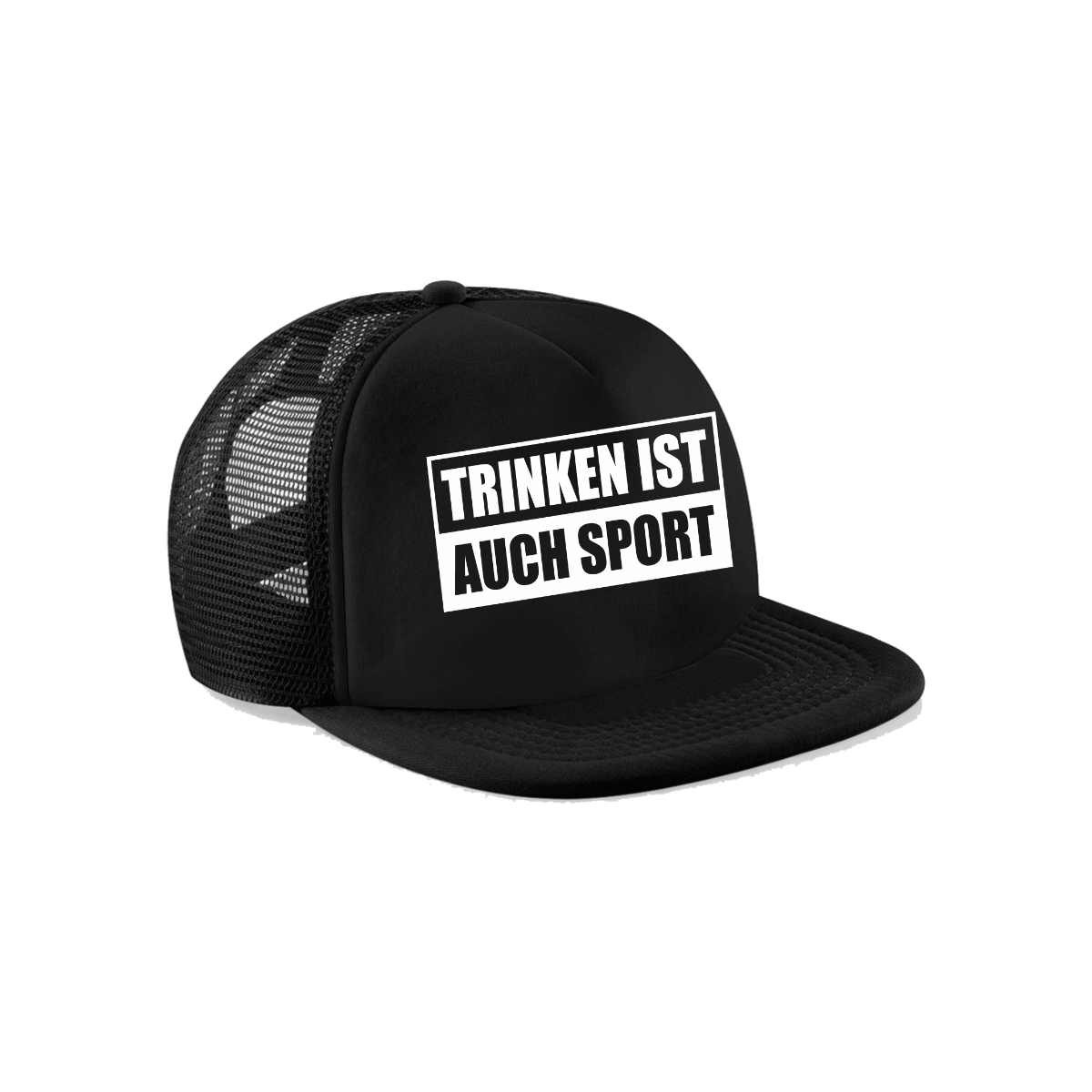 Cap "TRINKEN IST AUCH SPORT" schwarz