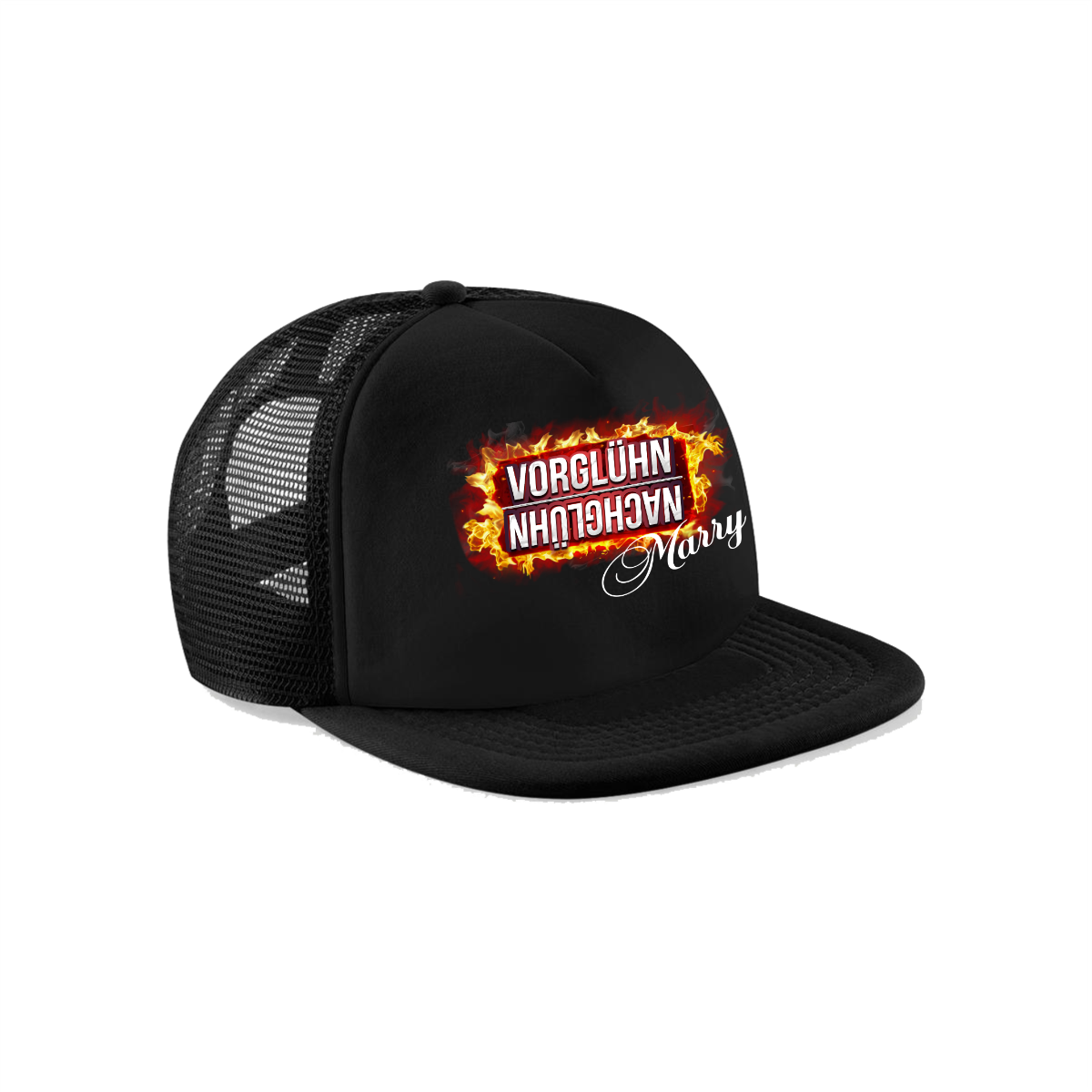 Cap "VORGLÜHN NACHGLÜHN" schwarz