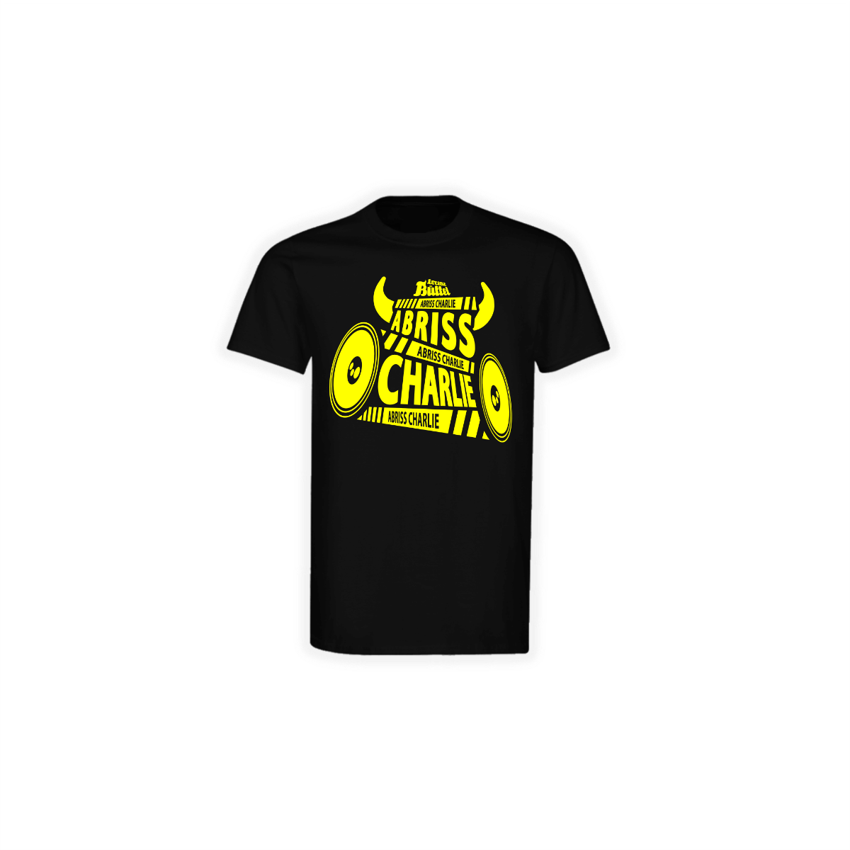 T-Shirt "ABRISS CHARLIE" schwarz