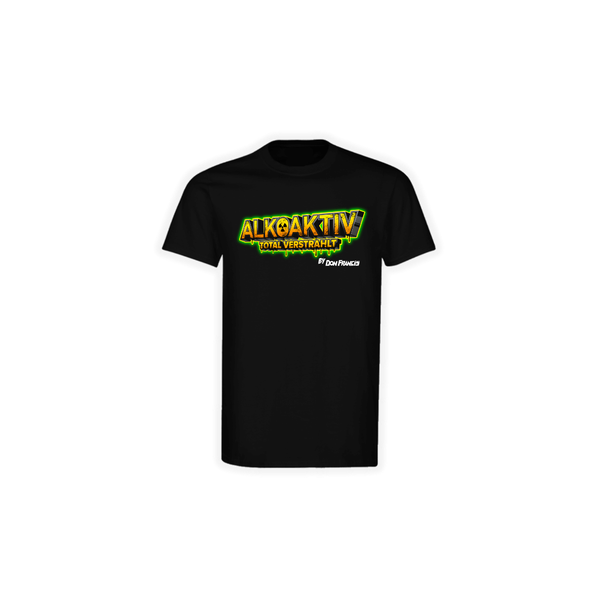 T-Shirt "ALKOAKTIV" schwarz