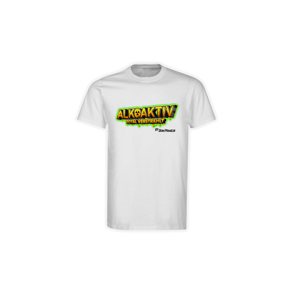 T-Shirt "ALKOAKTIV" weiß