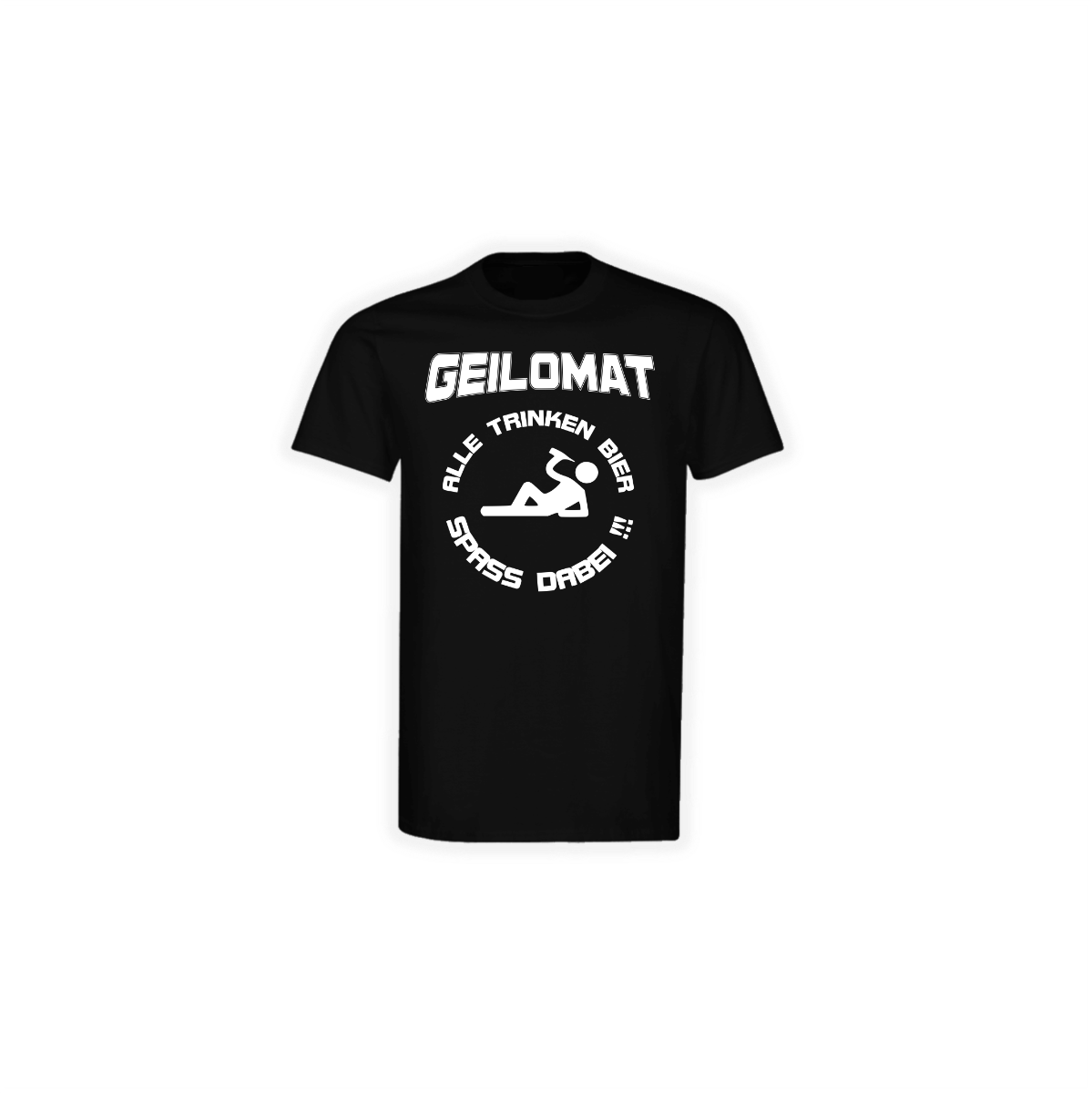 T-Shirt "ALLE TRINKEN BIER" schwarz