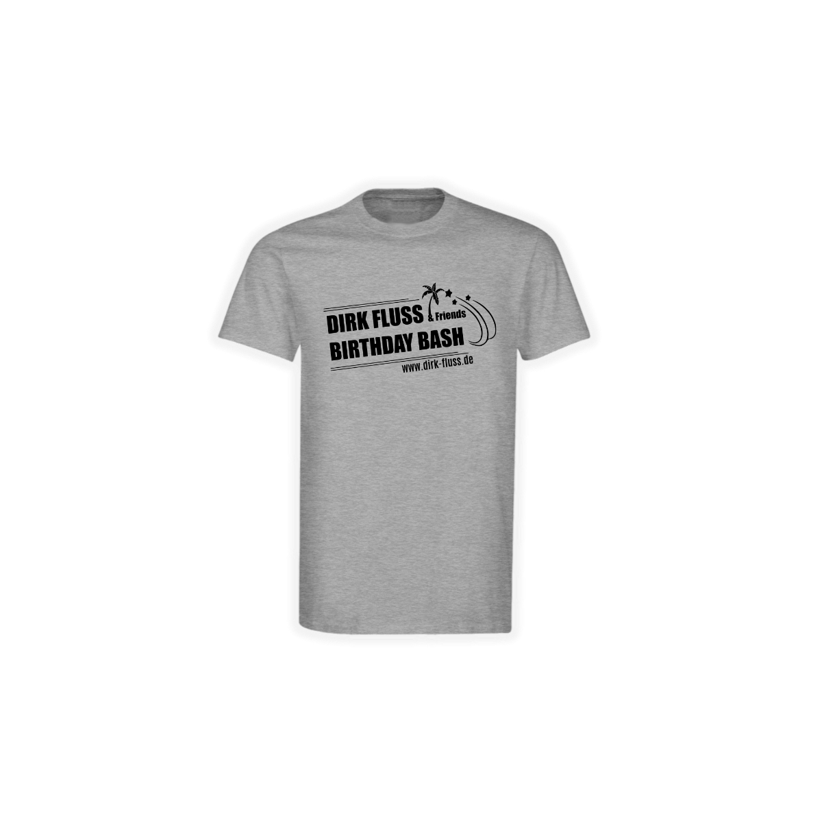 T-Shirt "BIRTHDAY BASH" grau