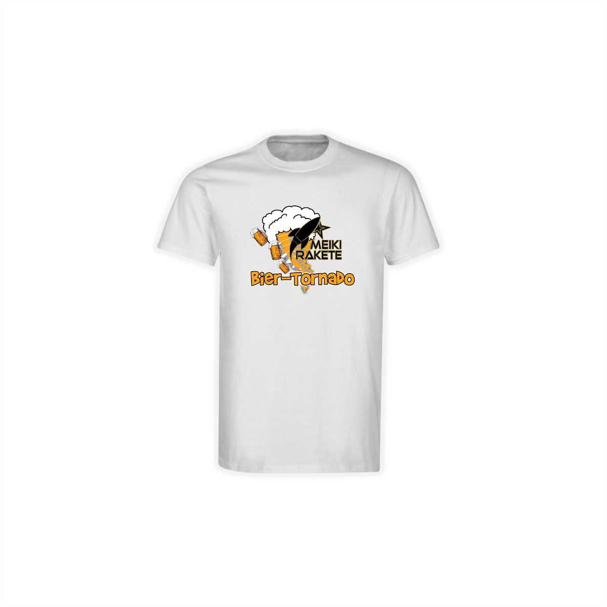 T-Shirt "BIER-TORNADO" weiß