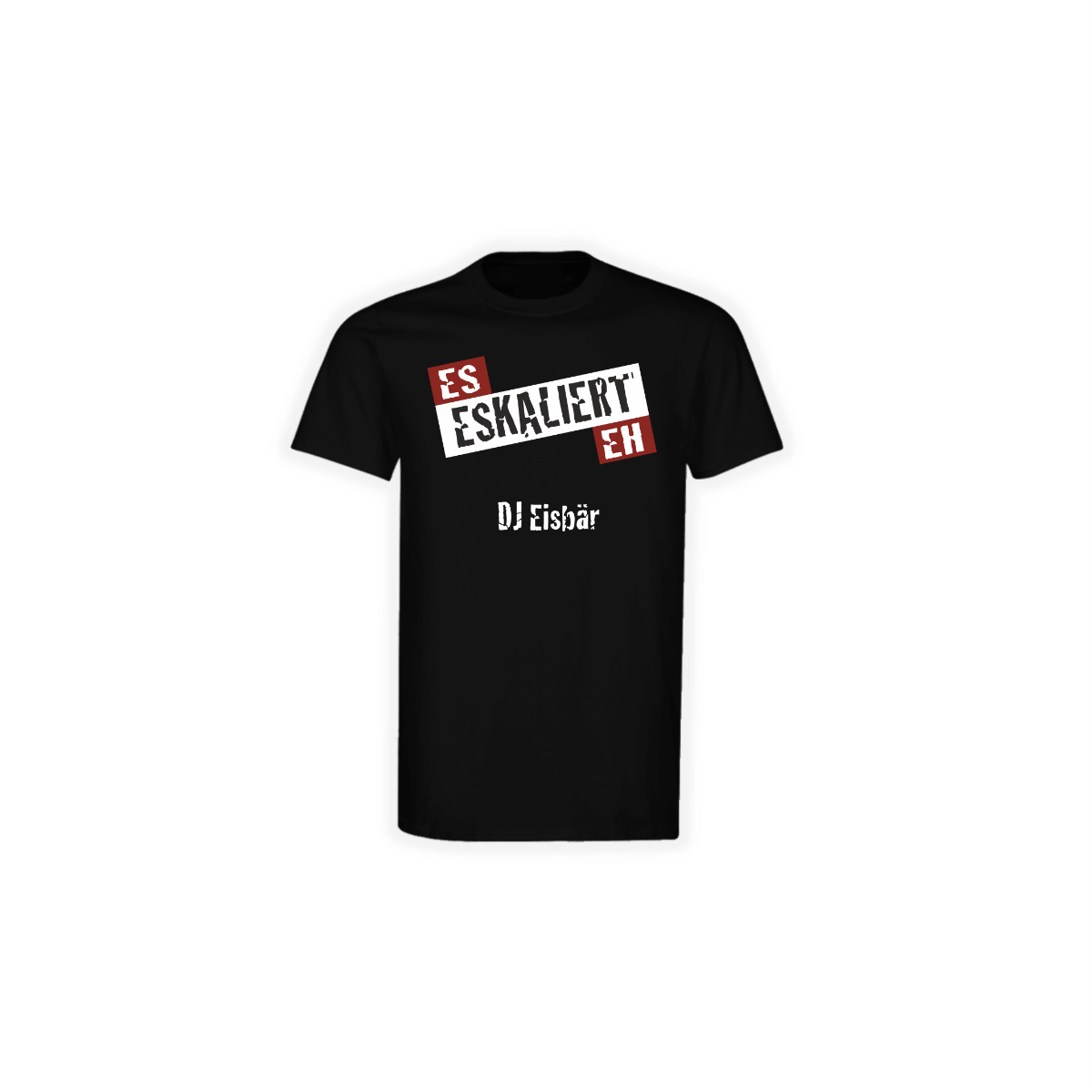 T-Shirt "ES ESKALIET EH" schwarz