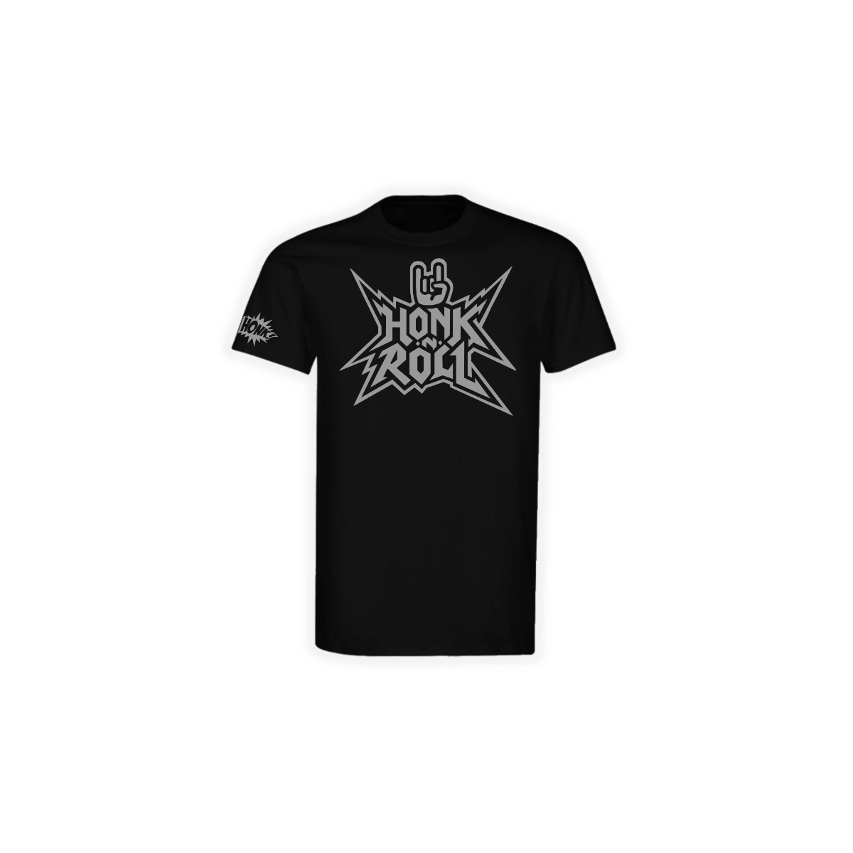 T-Shirt "HONK N ROLL" schwarz