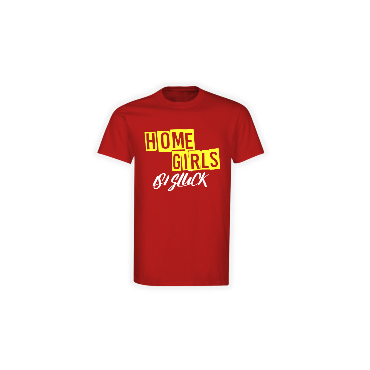 T-Shirt "HOMEGIRLS" rot