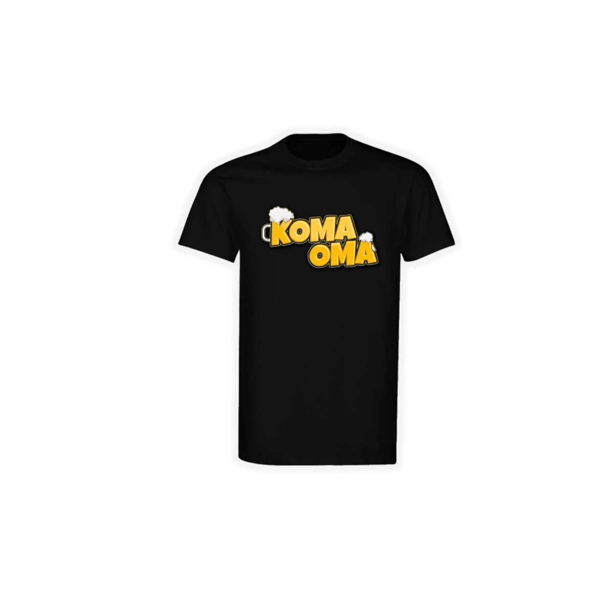 T-Shirt "KOMA OMA Logo" schwarz
