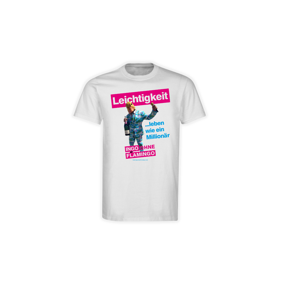 T-Shirt "LEICHTIGKEIT" weiß