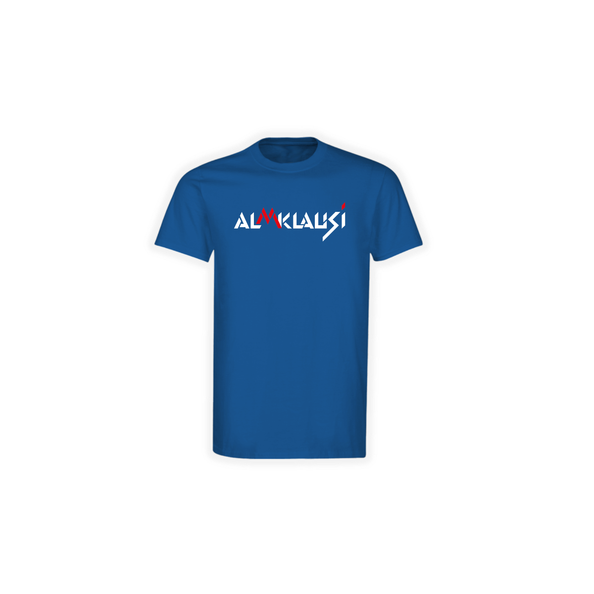 T-Shirt "ALMKLAUSI Logo" blau