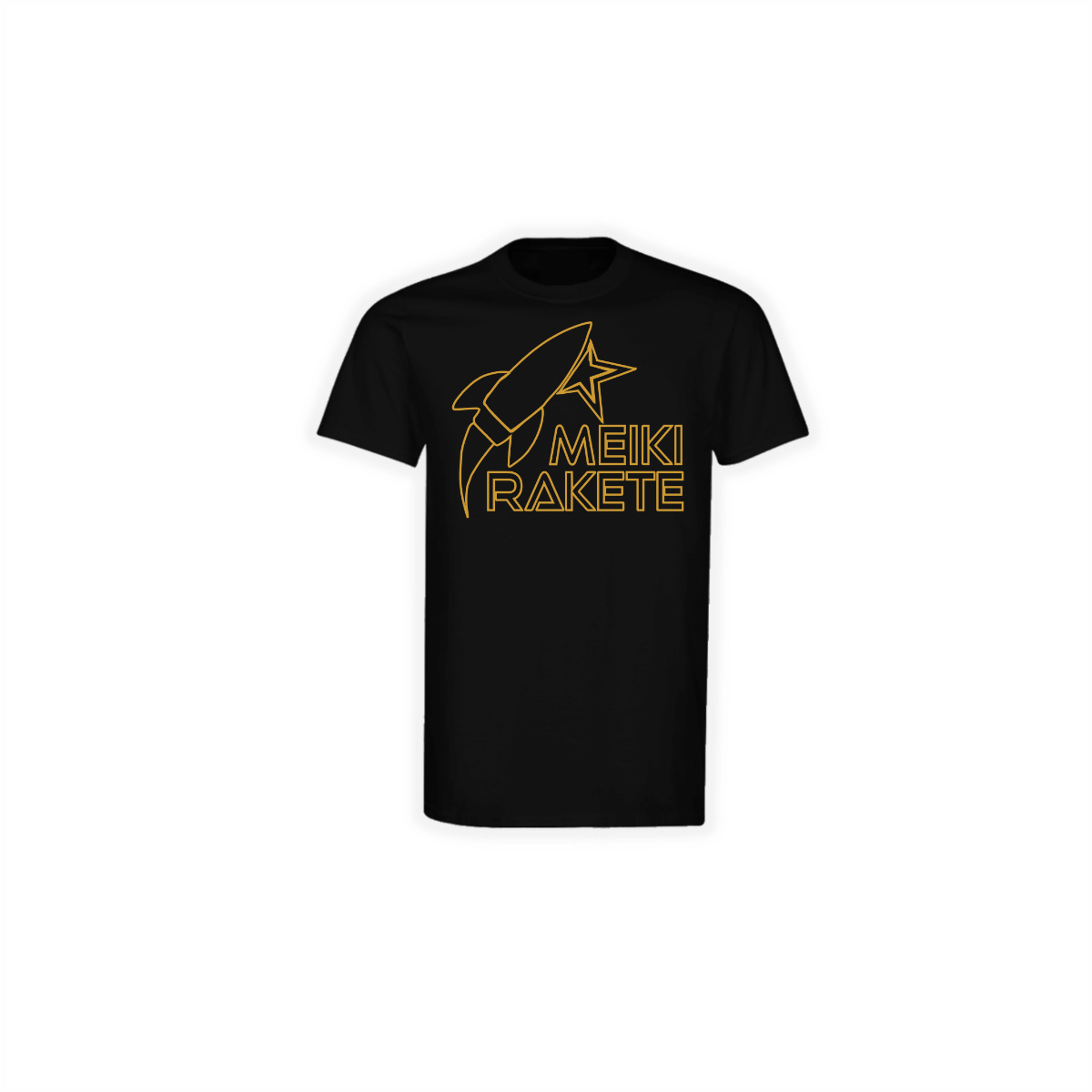 T-Shirt "MEIKI RAKETE Logo" schwarz